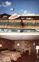 Carousel Motor Inn Garland, TX Postcard Postcard