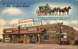 The Longhorn Ranch Moriarty, NM Postcard Postcard