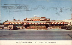 Rickey's Studio Club Palo Alto, CA Postcard Postcard