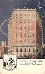 Hotel Statler Postcard