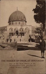 The Mosque of Omar, at Jerusalem Postcard