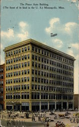 The Pence Auto Building Postcard