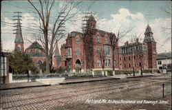 Bishops Residence and Kavanagh School Postcard