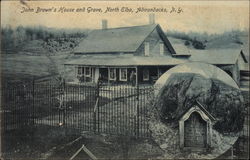 John Brown's House and Grave Postcard