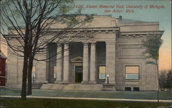 Alumni Memorial Hall, University of Michigan Postcard