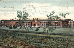 Hospital, Soldiers' Home marshalltown, IA Postcard Postcard