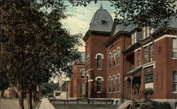 St. Nicholas & Central Schools Postcard