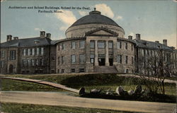 Auditorium and School Buildings, School for the Deaf Postcard