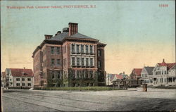 Washington Park Crammer School Postcard