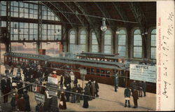 Sullivan Square Elevated Station Postcard