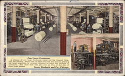 Our Large Pressroom, Sears, Robuck and Co Postcard