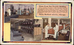 Views from Our Grocery Building, Sears, Roebuck and Company Postcard