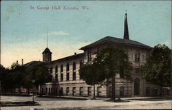 St. George Hall Kenosha, WI Postcard Postcard