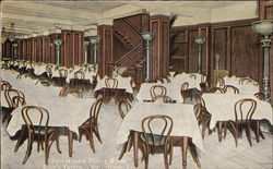 Part of Main Dining Room, Kolb's Tavern Postcard