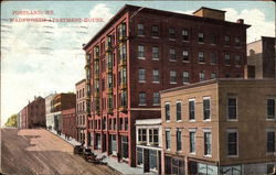 Wadsworth Apartment House Portland, ME Postcard Postcard