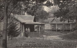 Cottages at Eden Springs Park, House of David Postcard