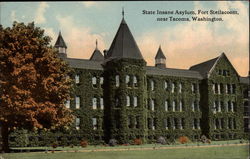 State Insane Asylum, Fort Steilacoom Tacoma, WA Postcard Postcard