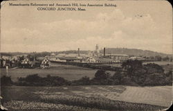 Massachusetts Reformatory and Anursack Hill, from Association Bldg Concord, MA Postcard Postcard