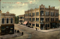 Corner Oneida St. & College Ave Postcard