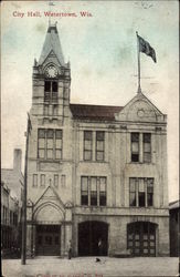 City Hall Watertown, WI Postcard Postcard