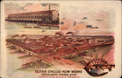 Oliver Chilled Plow Works Postcard