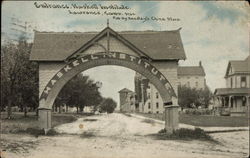 Entrance, Haskell Institute Lawrence, KS Postcard Postcard