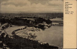 Fairmount Park, Birds-Eye View from Lemon Hill Postcard