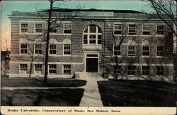 Drake University, Conservatory of Music Postcard