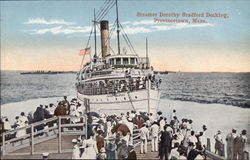 Steamer Dorothy Bradford Docking Postcard