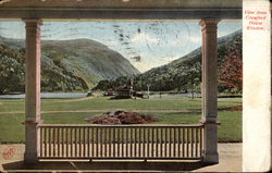 View from Crawford House Window Lewiston, ME Postcard Postcard