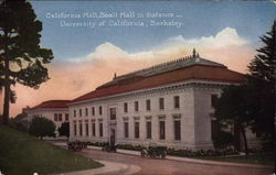 California Mall, Boalt Hall in Distance-University of California Postcard