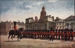 A March Past - Horse Guards Parade - Whitehall London, United Kingdom Postcard Postcard