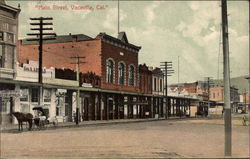 Main Street Vacaville, CA Postcard Postcard