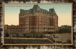 C.P.R. Hotel "Empress" Victoria, BC Canada British Columbia Postcard Postcard