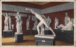 Corner of Greek Room, Phidian Period, The Art Institute of Chicago Illinois Postcard Postcard