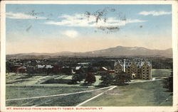 Mt. Mansfield from University Tower Postcard