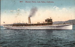 Steamer Tahoe Lake Tahoe, CA Postcard Postcard