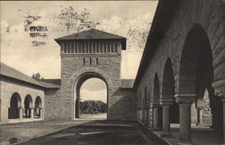 West Entrance to Quad, Stanford University California Postcard Postcard