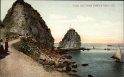 Sugar Loaf Santa Catalina Island, CA Postcard Postcard