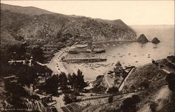 The Bay of Avalon Santa Catalina Island, CA Postcard Postcard