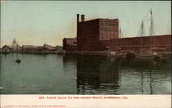 Flour Mills on the Water Front Postcard