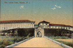 Santa Lucia Gate Manila, Philippines Southeast Asia Postcard Postcard