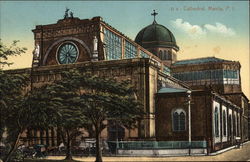 Cathedral Manila, Philippines Southeast Asia Postcard Postcard