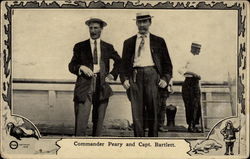 Commander Peary and Capt. Bartlett Postcard