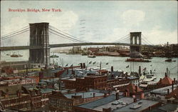 Brooklyn Bridge New York, NY Postcard Postcard