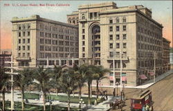 U. S. Grant Hotel San Diego, CA Postcard Postcard