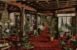 Interior of Hotel del Coronado Postcard