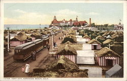 Tent City Coronado, CA Postcard Postcard