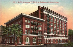 YWCA and YMCA Buildings Postcard