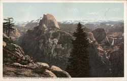 Half Dome and High sierras Postcard